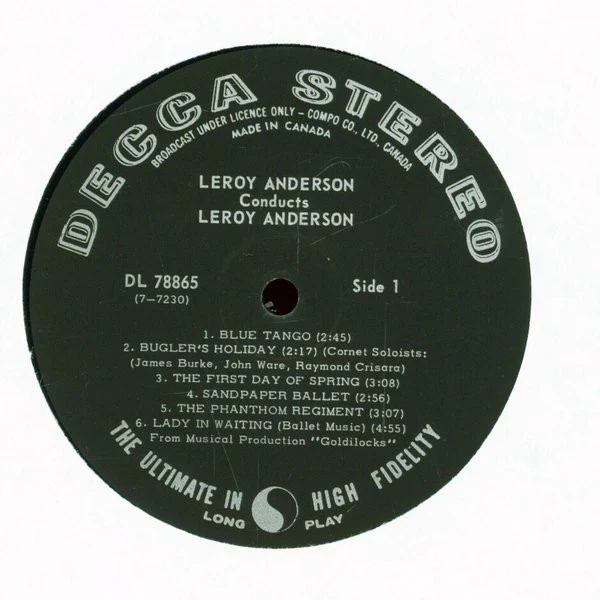 Leroy Anderson / Leroy Anderson Conducts Leroy Anderson - LP, Album (VG+/VG+) - Image 3