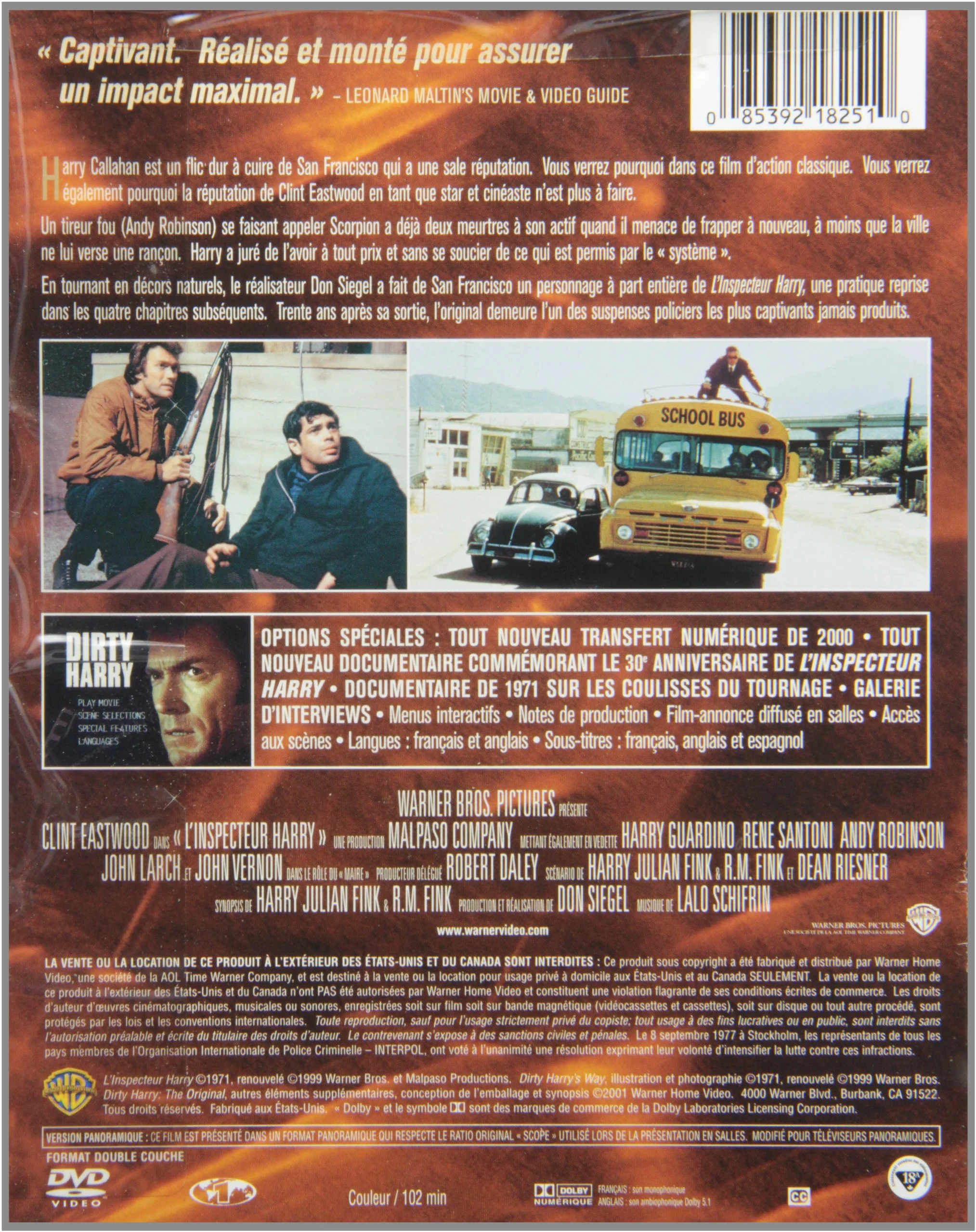 L'Inspecteur Harry - DVD - Image 2
