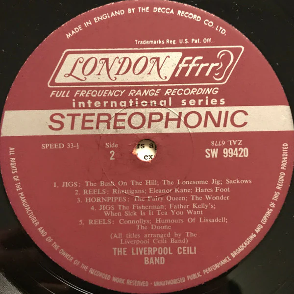 Liverpool Ceili Band / Champions Twice - LP (VG+/VG+) - Image 4