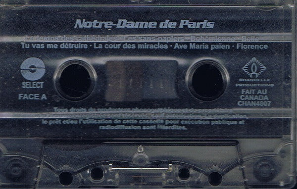 Luc Plamondon, Riccardo Cocciante, Victor Hugo / Notre-Dame De Paris - Cass, Album, Dol (VG+/VG+) - Image 4