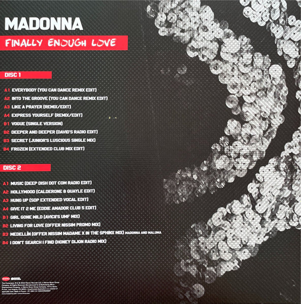 Madonna / Finally Enough Love - 2xLP, Comp, RM, Cle (M/M) - Image 3