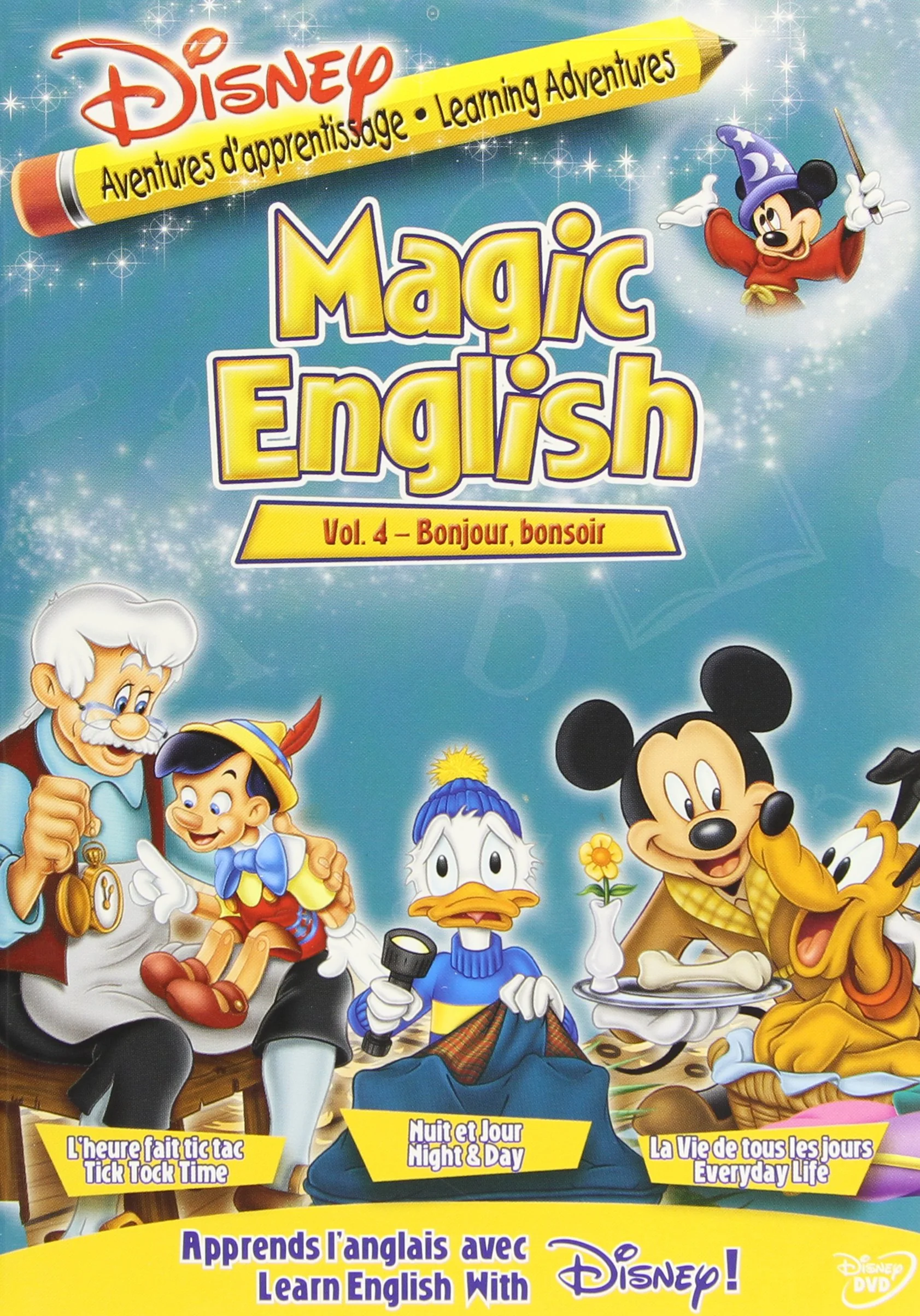 Magic English Volume Four: Good Day, Good Night (Version française)