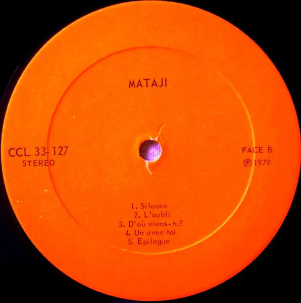 Mataji / J'Apprends À Vivre - LP, Album (VG+/VG+) - Image 4