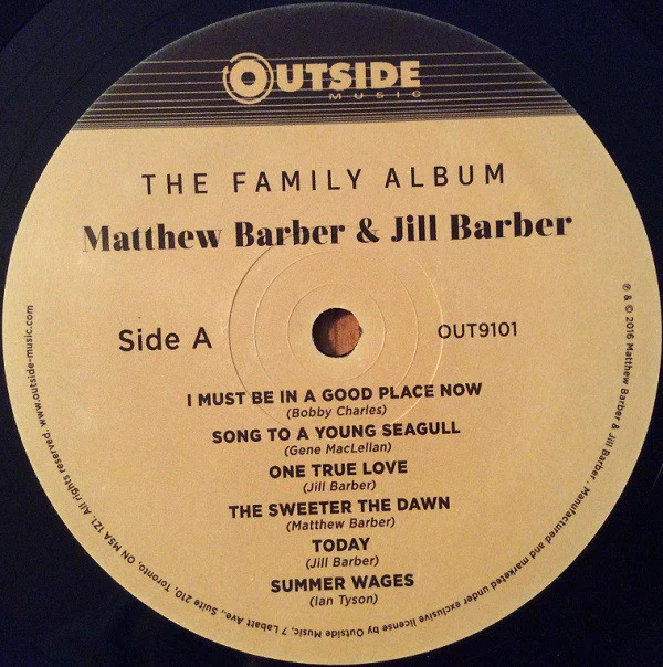 Matthew Barber & Jill Barber / The Family Album - LP, Album (M/M) - Image 3