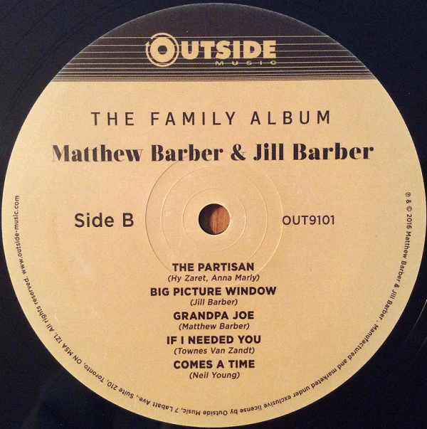 Matthew Barber & Jill Barber / The Family Album - LP, Album (M/M) - Image 4