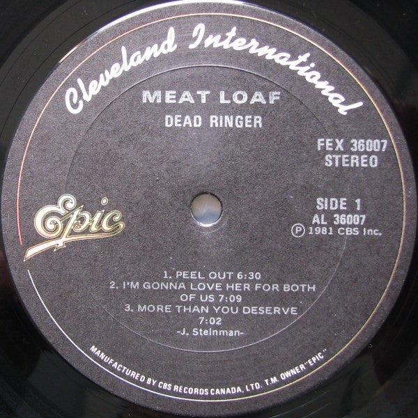 Meat Loaf / Dead Ringer - LP, Album (VG+/VG) - Image 3
