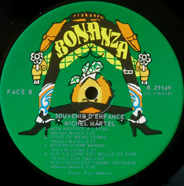 Michel Martel  / Souvenir D'Enfance - LP, Album (VG+/VG+) - Image 4