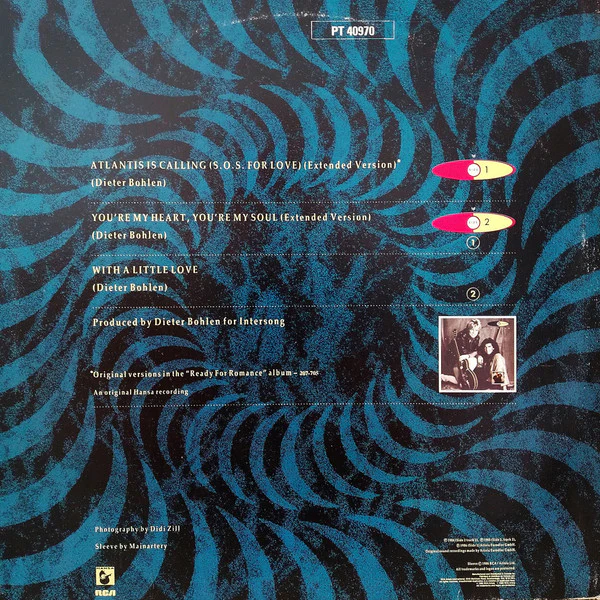 Modern Talking / Atlantis Is Calling (S.O.S. For Love) - 12", Maxi (VG+/VG+) - Image 2