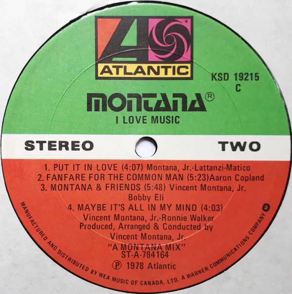 Montana / I Love Music - LP, Album (VG+/VG+) - Image 4