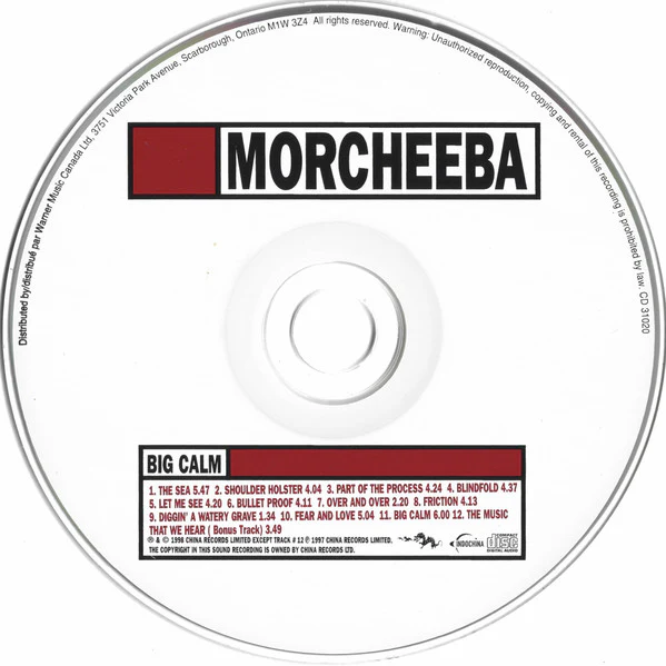 Morcheeba / Big Calm - CD, Album (VG+/VG+) - Image 3