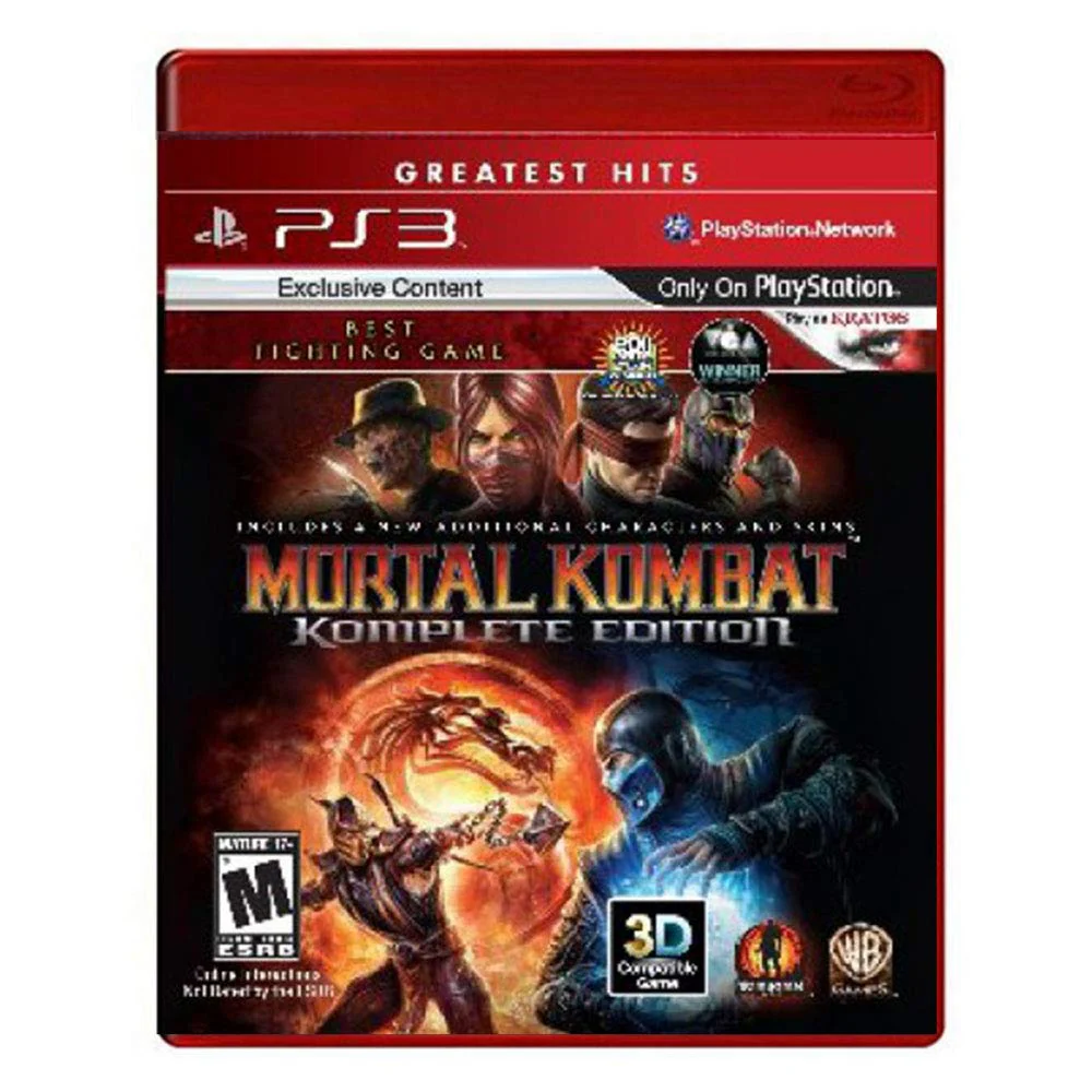 Mortal Kombat: Komplete Edition - Ps3 (Used)