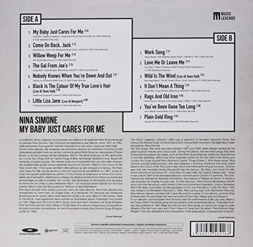 Nina Simone / My Baby Just Cares For Me - LP - Image 2
