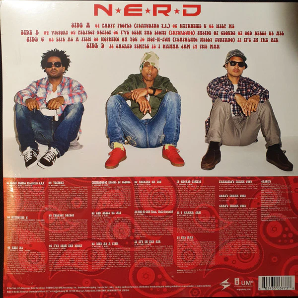 N*E*R*D / Nothing - 2xLP, Album, RE, 180 (M/M) - Image 2