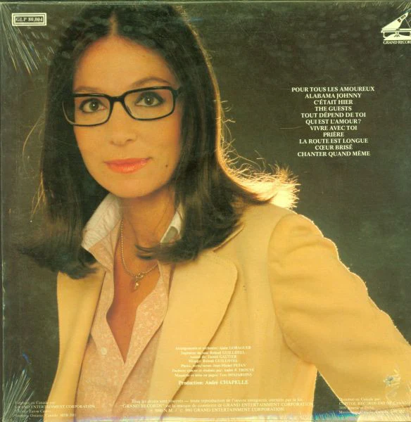 Nana Mouskouri / Vivre Avec Toi - LP (VG+/VG+) - Image 2