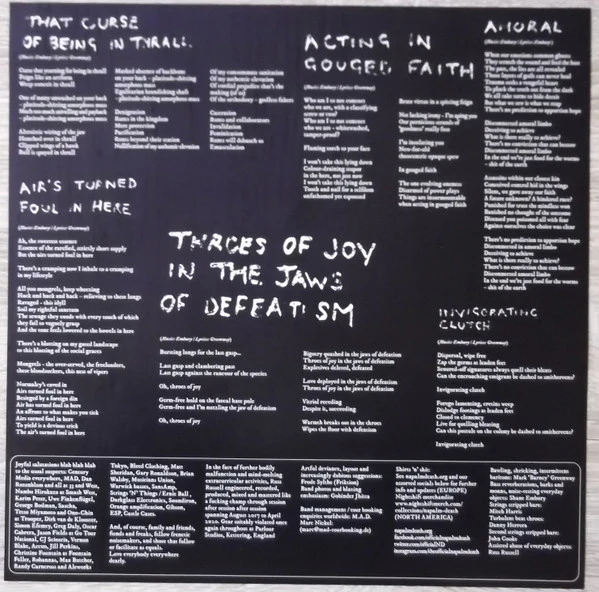 Napalm Death / Throes Of Joy In The Jaws Of Defeatism - LP, Album, 180 (M/M) - Image 5