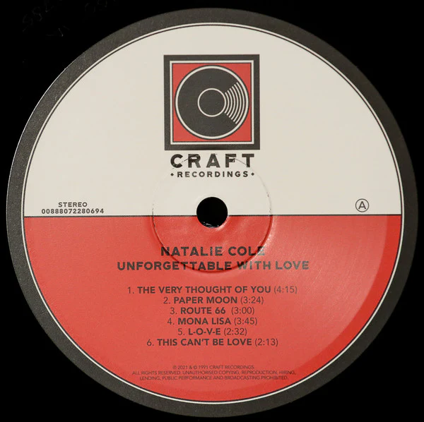 Natalie Cole / Unforgettable With Love - 2xLP, Album, RE, RM, 180 (M/M) - Image 3