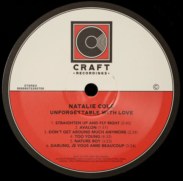 Natalie Cole / Unforgettable With Love - 2xLP, Album, RE, RM, 180 (M/M) - Image 5