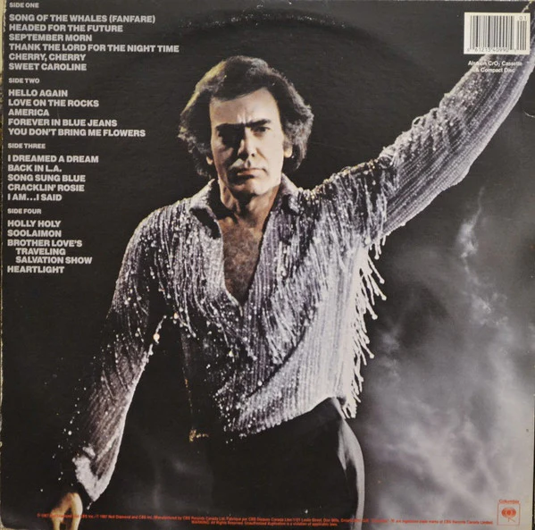 Neil Diamond / Hot August Night II - 2xLP, Album (VG+/VG+) - Image 3