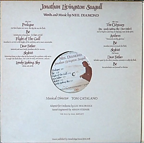 Neil Diamond / Jonathan Livingston Seagull (Original Motion Picture Sound Track) - LP, Album (VG+/VG+) - Image 2