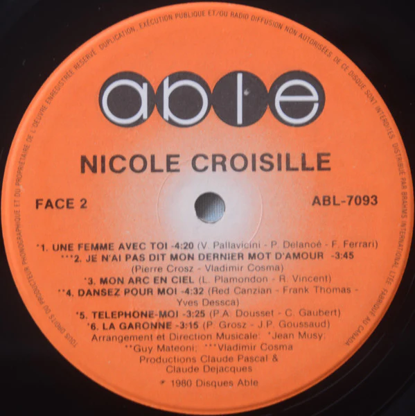 Nicole Croisille / Nicole Croisille - LP, Comp (VG+/VG+) - Image 3