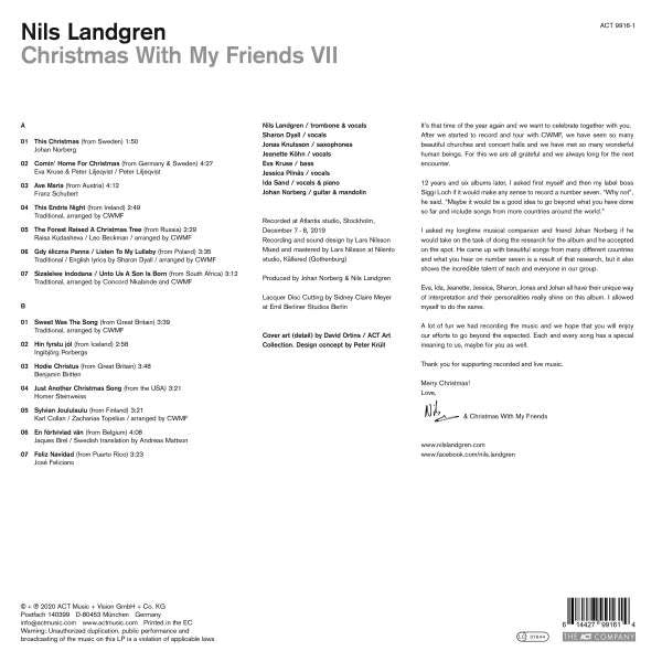 Nils Landgren / Christmas With My Friends VII - LP, Album, 180 (M/M) - Image 2