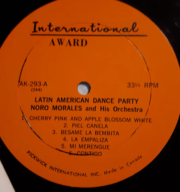 Noro Morales & His Orchestra / Latin American Dance Party! - LP, Album, RE (G+/VG) - Image 3
