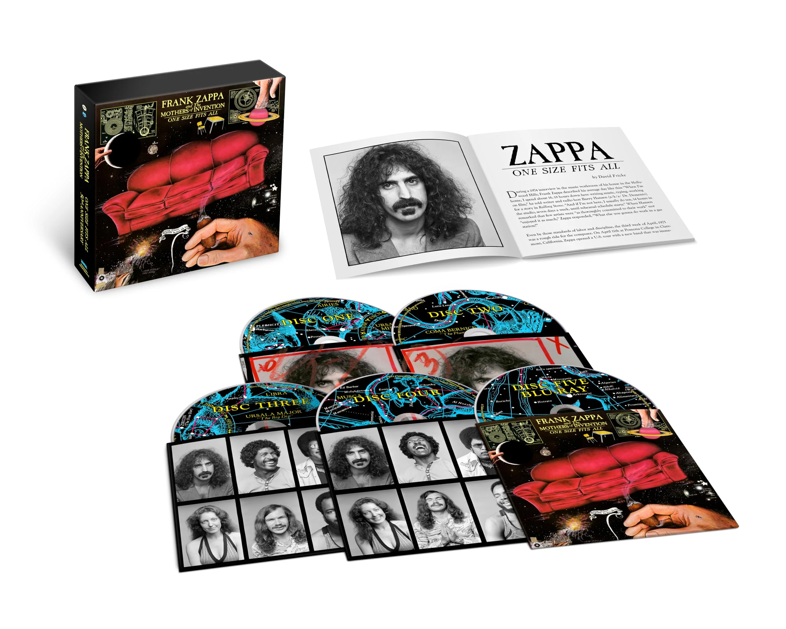 Frank Zappa / One Size Fits All (Super Deluxe 4CD + Blu-Ray) - CD/Blu-Ray