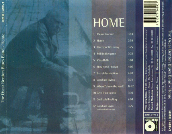 Oscar Benton Blues Band / Home - CD, Album (VG+/VG+) - Image 2