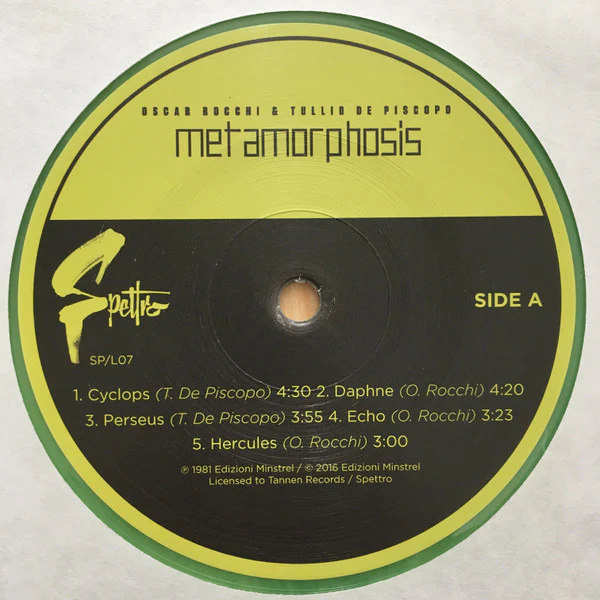 Oscar Rocchi, Tullio De Piscopo / Metamorphosis - LP, Album, Ltd, Num, RE, Gre (M/M) - Image 3