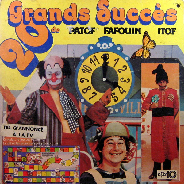 Patof, Fafouin, Itof / 20 Grands Succès De Patof, Fafouin, Itof - LP Used
