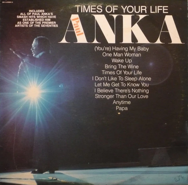 Paul Anka / Times Of Your Life - LP, Album (VG/VG)