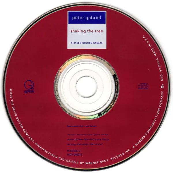 Peter Gabriel / Shaking The Tree (Sixteen Golden Greats) - CD, Comp, War (VG+/VG+) - Image 2