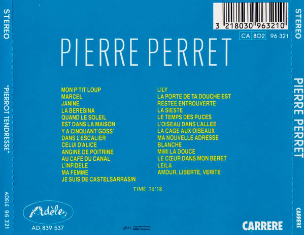 Pierre Perret  / Pierrot Tendresse - CD, Comp (VG+/VG+) - Image 2