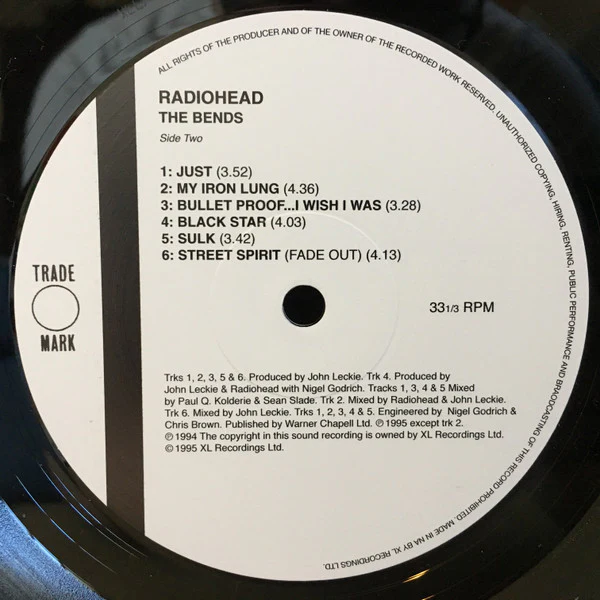 Radiohead / The Bends - LP, Album, RE (M/M) - Image 4