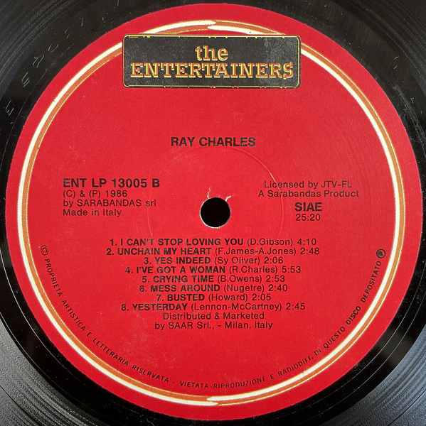Ray Charles / Ray Charles - LP, Comp (VG+/VG+) - Image 4