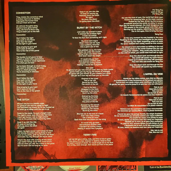 Reanimator  / Commotion - LP, Album, RED (M/M) - Image 3