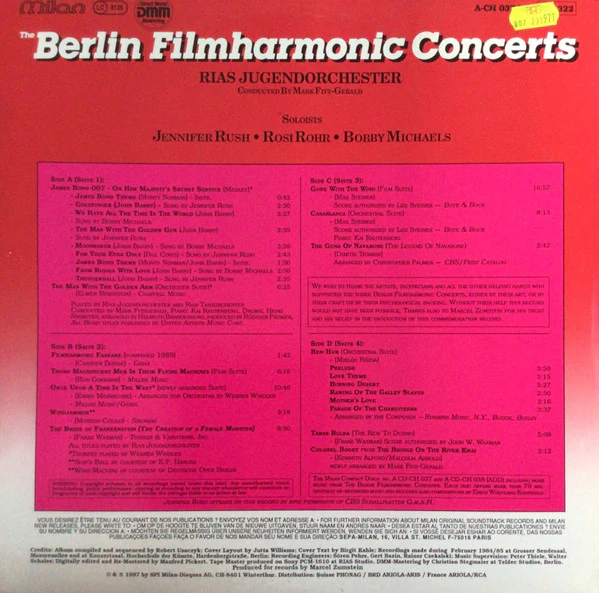 Rias Jugendorchester / The Berlin Filmharmonic Concerts - 2xLP, Fol (VG+/VG+) - Image 2