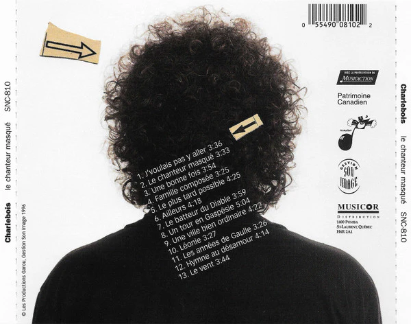 Robert Charlebois / Le Chanteur Masqué - CD, Album (VG+/VG+) - Image 2