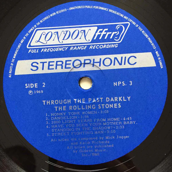 Rolling Stones* / Through The Past, Darkly (Big Hits Vol. 2) - LP, Comp, Oct (VG+/VG) - Image 4