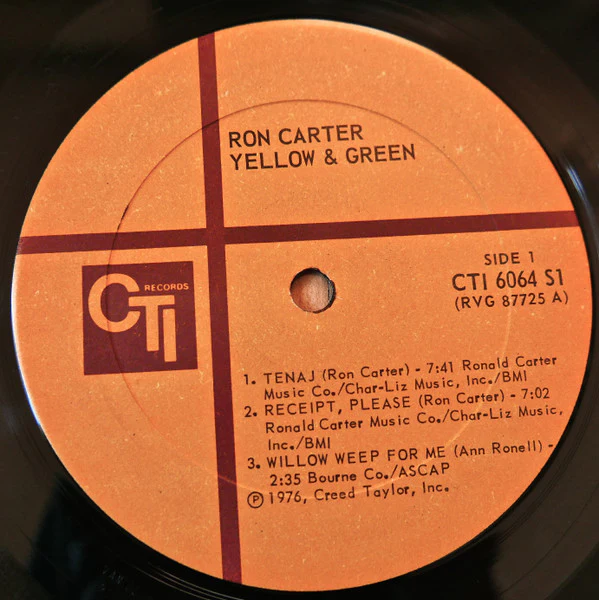 Ron Carter / Yellow & Green - LP, Album, Gat (VG/VG) - Image 5