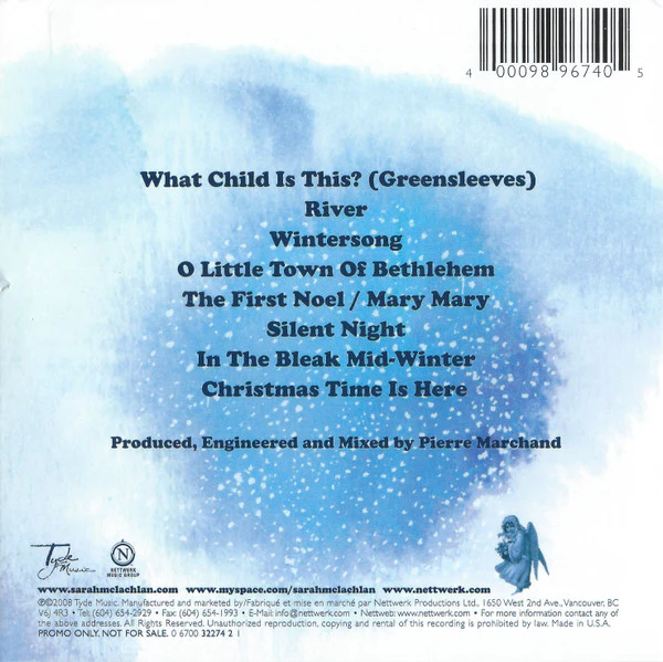 Sarah McLachlan / Wintersong Sampler - CD, Promo, Smplr (M/M) - Image 2