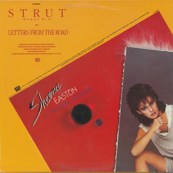 Sheena Easton / Strut - 12", Single (VG+/VG+) - Image 2