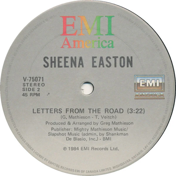 Sheena Easton / Strut - 12", Single (VG+/VG+) - Image 4