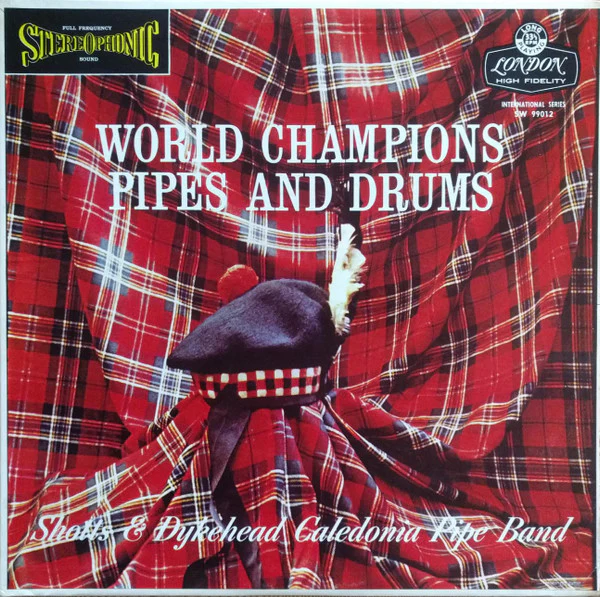 Shotts & Dykehead Caledonia Pipe Band / World Champions Pipes And Drums - LP (VG/VG)