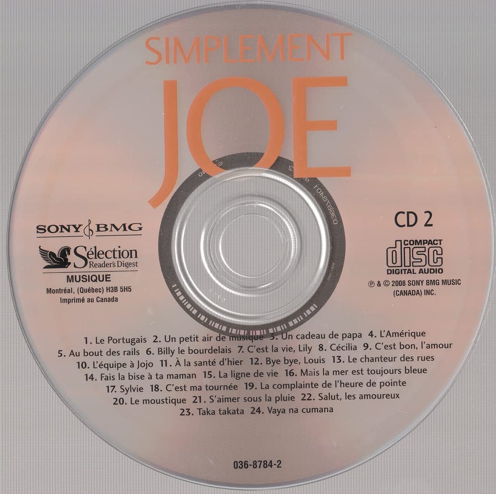 Simplement Joe - Une Compilation Des Plus Grands Succès De Joe Dassin - 2008 - (Canada) - CDX4 - Image 4