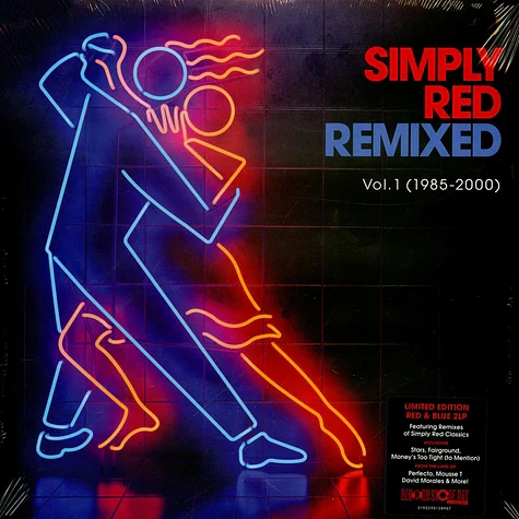 Simply Red / Remixed Volume 1 (1985- 2000) - 2LP RED, BLUE