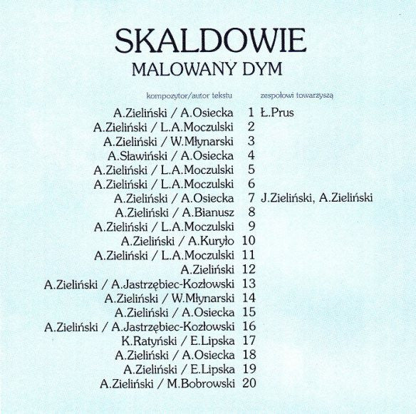 Skaldowie / Malowany Dym - CD, Comp, RM (VG+/VG+) - Image 2