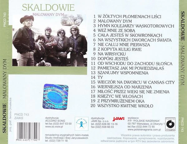 Skaldowie / Malowany Dym - CD, Comp, RM (VG+/VG+) - Image 3