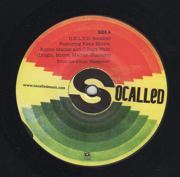Socalled / U.N.L.V.D. / Sleepover - 7", Single (M/M)