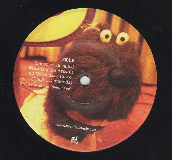 Socalled / U.N.L.V.D. / Sleepover - 7", Single (M/M) - Image 2
